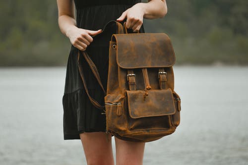 Steel Horse Leather The Hagen Backpack | Vintage Leather Backpack In Dark Brown