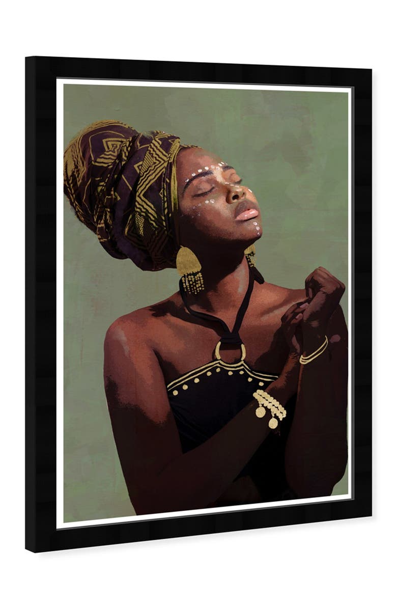 Wynwood Studio 'Portrait of Strength' People and Portraits Wall Art\n, Alternate, color, Brown