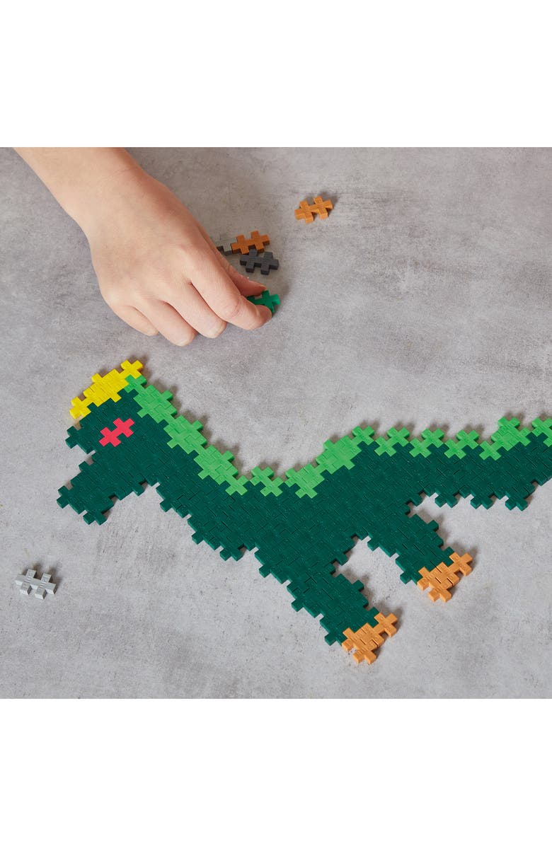 Plus-Plus USA 400-Piece Learn to Build Dinosaur Kit, Alternate, color, Multi