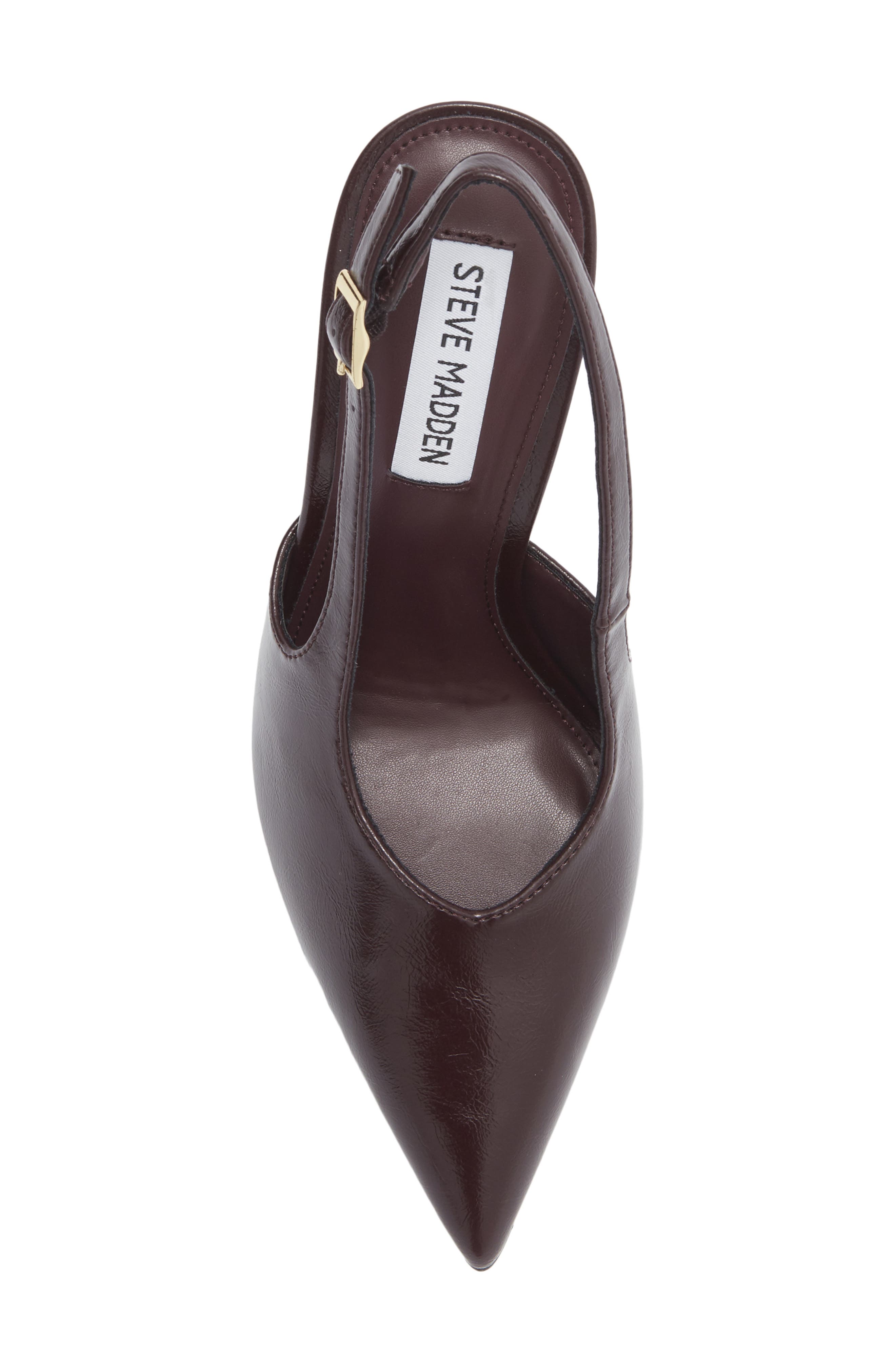 Beverlie Pointed Toe Slingback Pump, Alternate, color, BURGUNDY