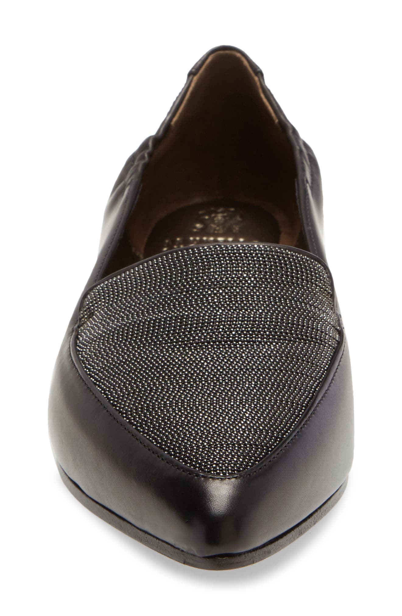 Brunello Cucinelli Monili Embellished Pointed Toe Flat, Alternate, color, 