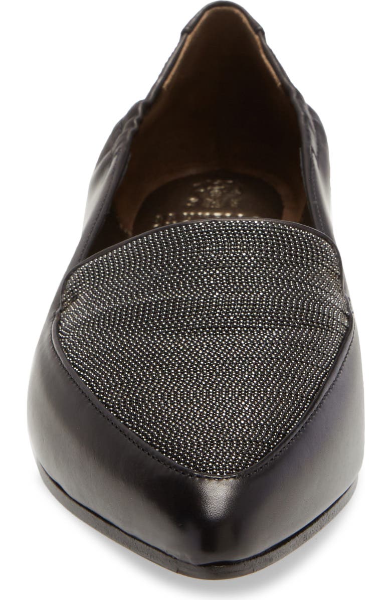 Brunello Cucinelli Monili Embellished Pointed Toe Flat, Alternate, color,