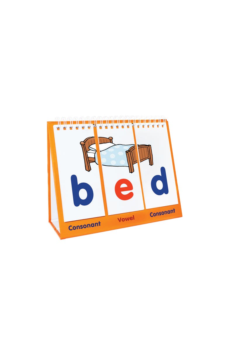 Junior Learning CVC Consonant Vowel Consonant Words Flash Cards, Alternate, color, Multicolored