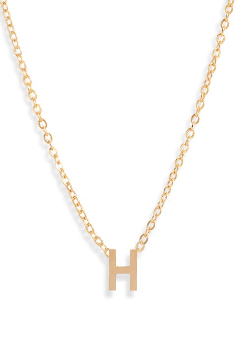 Cheyenne Initial Pendant Necklace