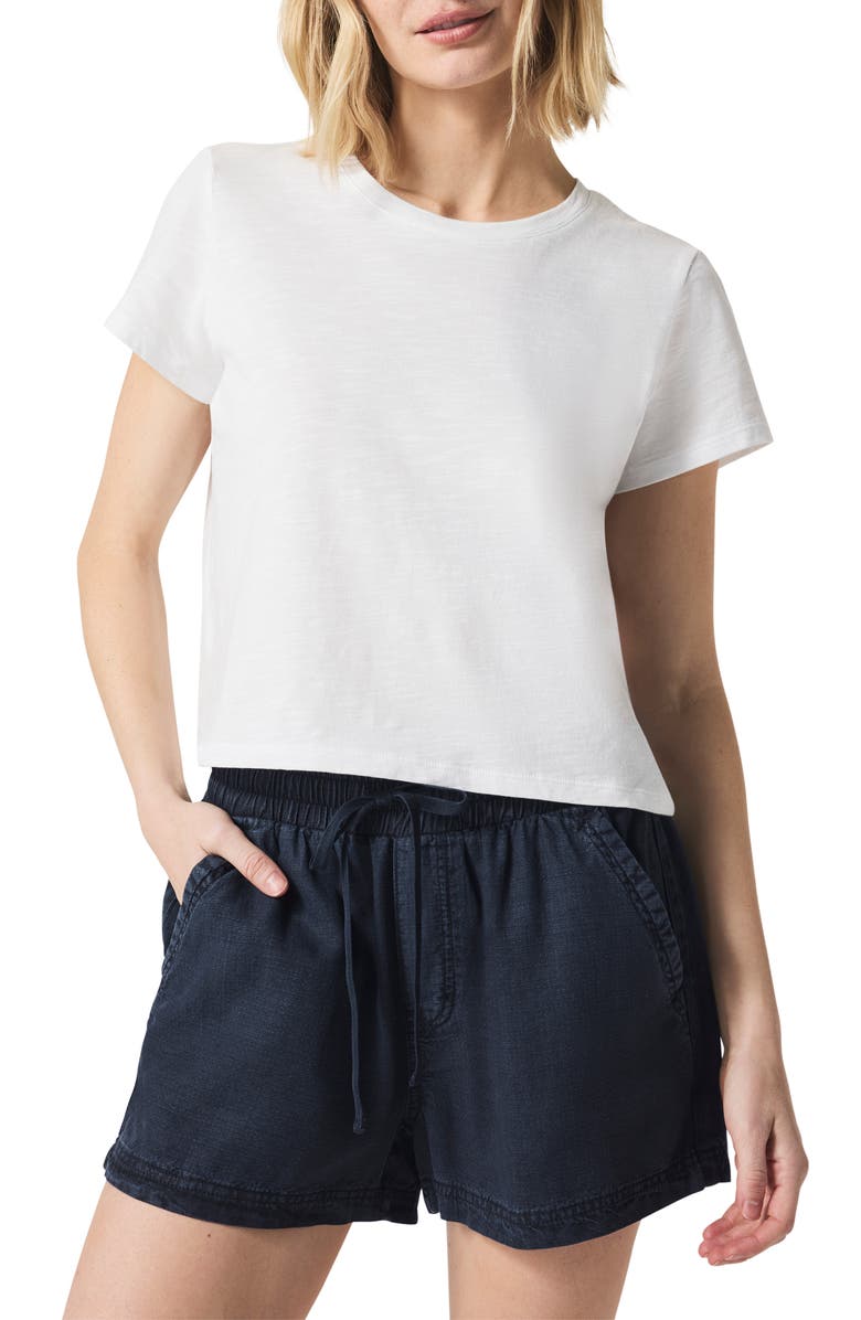 Splendid Lousia Short Sleeve T-shirt, Main, color, White