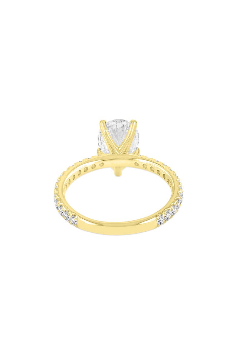 Rania 14K Yellow Gold Pear Lab Grown Diamond Hidden Halo Engagement Ring - 1.95 Ct, Alternate, color, 14K Yellow Gold