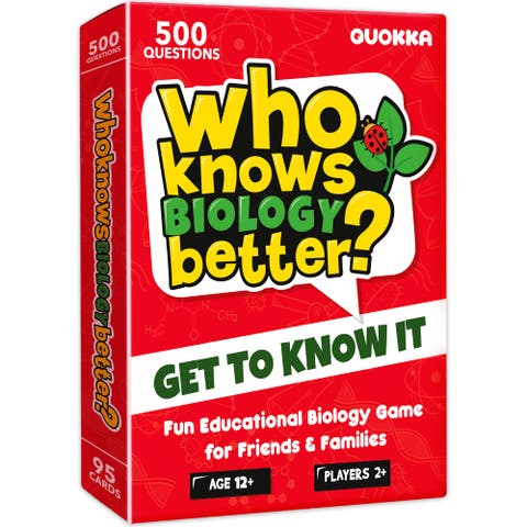 Who Knows Better? Trivia Card Games for Kids & Family