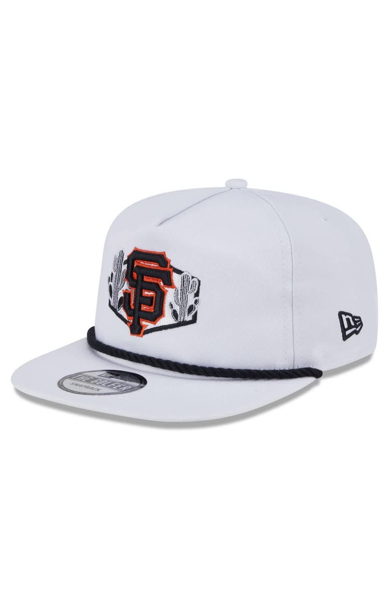 New Era Men's New Era  White San Francisco Giants 2025 Spring Training Palm Golfer Snapback Hat, Alternate, color, 