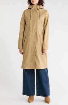 Darcy Longline Rubberized Rain Coat