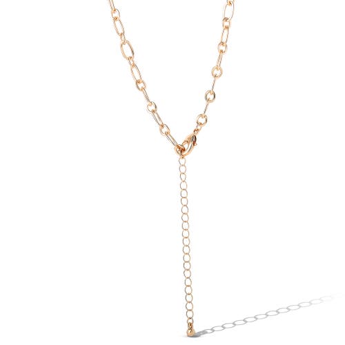 Jessica Simpson Green Gem Drop Charm Necklace In Green