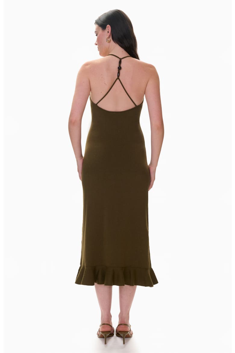 Bailey Sweater Dress, Alternate, color, Olive