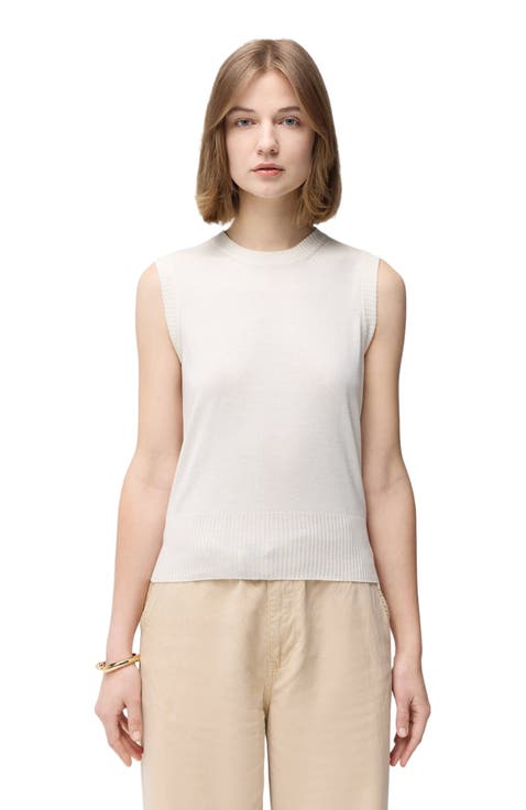 Cashmere Silk Sleeveless Top