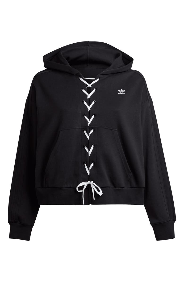 adidas Always Original Laced Hoodie, Alternate, color, Black