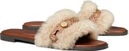 Tory Burch Romy Genuine Shearling Slide Sandal