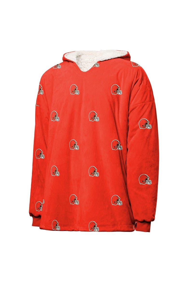 Cleveland Browns Repeat Print Reversible Hoodeez, Alternate, color, Orange