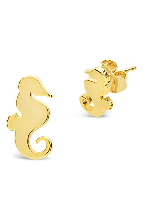 Seahorse Stud Earrings