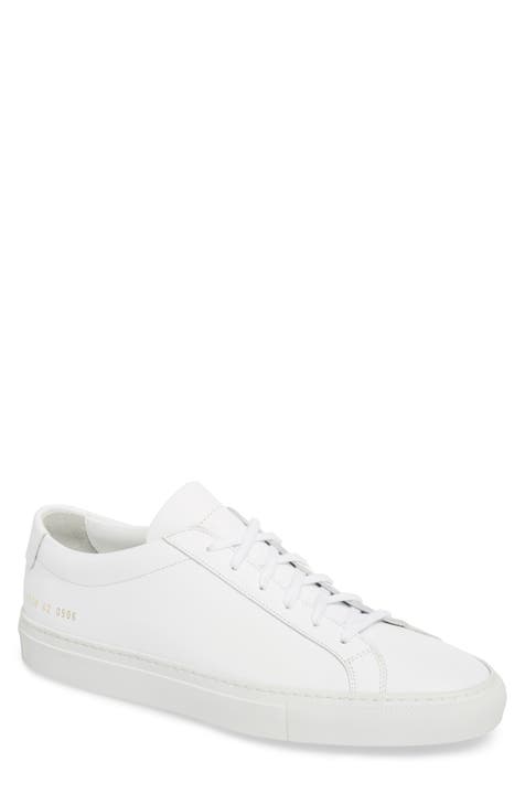 Common projects men's white sneakers on sale