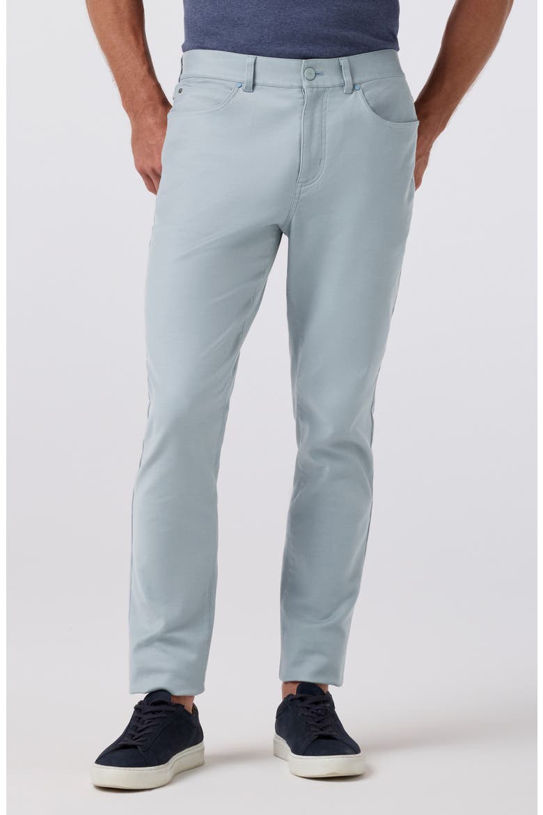 Mayfield Five Pocket Straight Leg Pants, Main, color, FOG BLUE