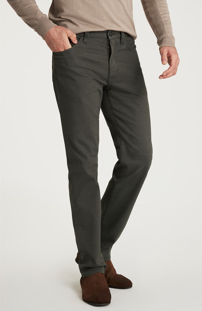 34 Heritage Courage Straight Leg CoolMax<sup>®</sup> Twill Pants, Main, color, Peat Coolmax