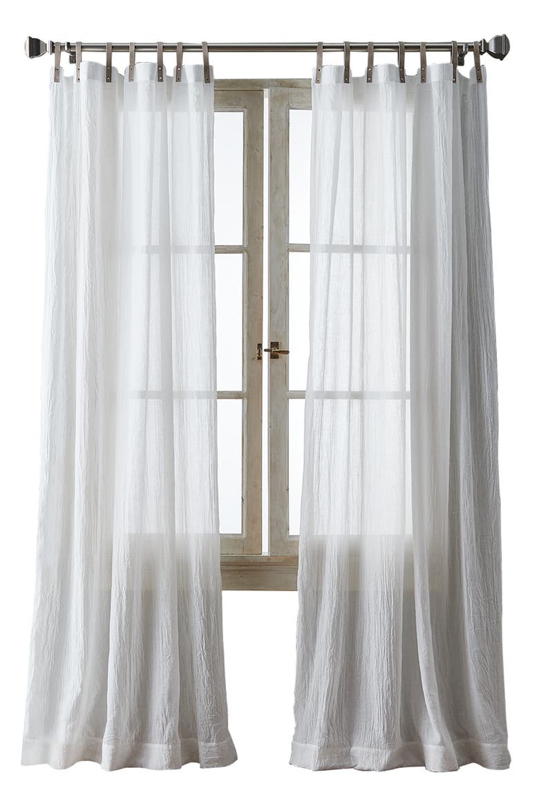 City Breeze Set of 2 Faux Leather Tab Curtain Panels video