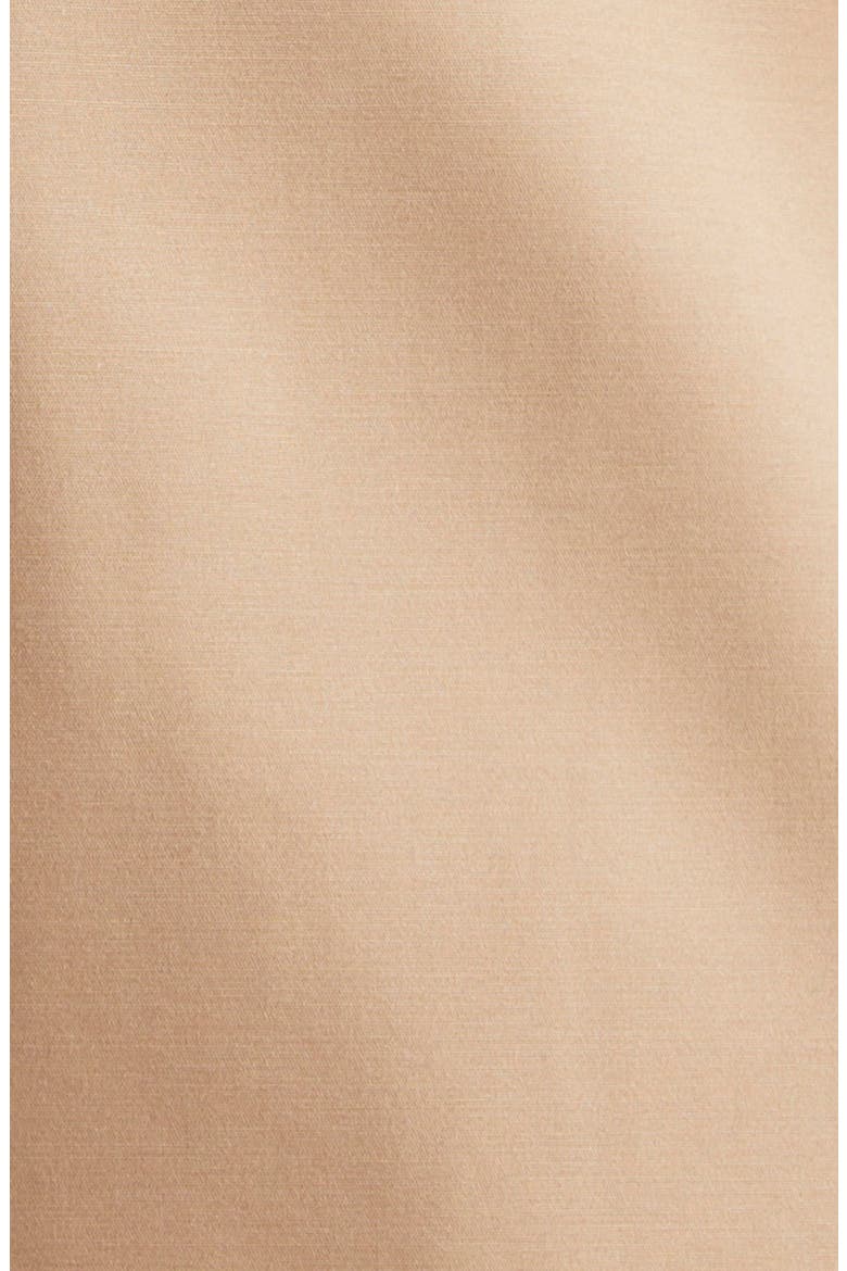 Double Breasted Cotton Blend Blazer, Alternate, color, SOLID MEDIUM BROWN