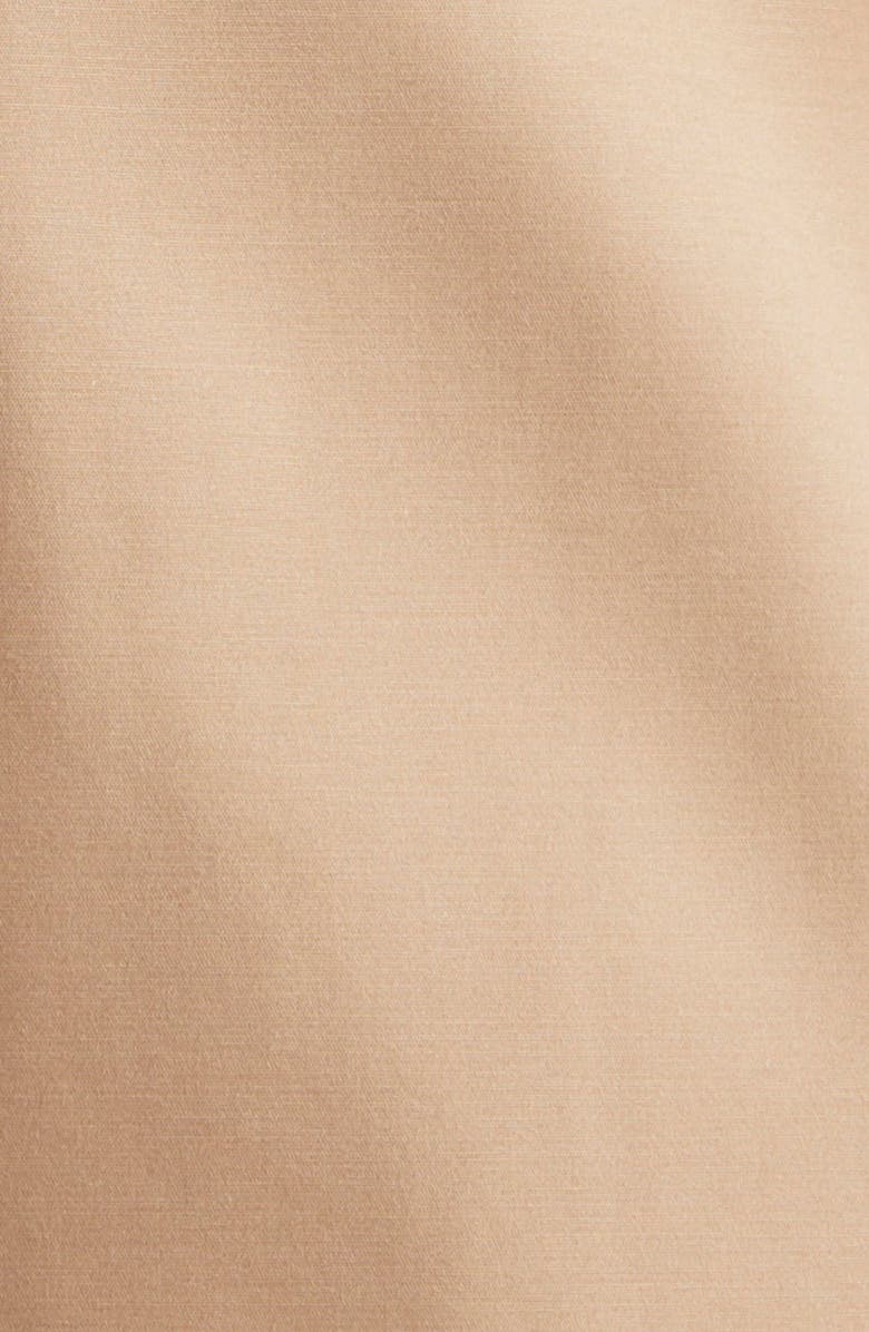 Emporio Armani Double Breasted Cotton Blend Blazer, Alternate, color, Solid Medium Brown