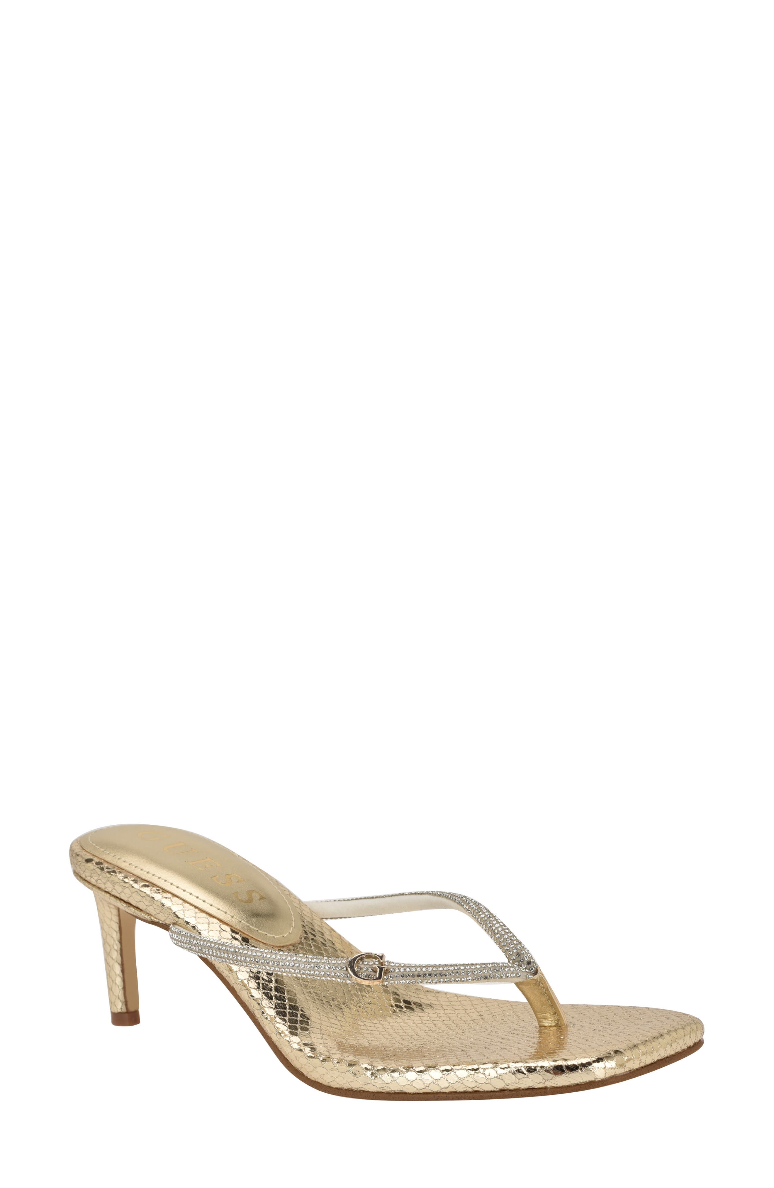 GUESS Crystal Embellished Sandal