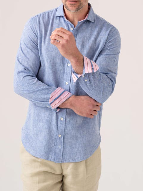 Cotton Linen Long Sleeve Shirt