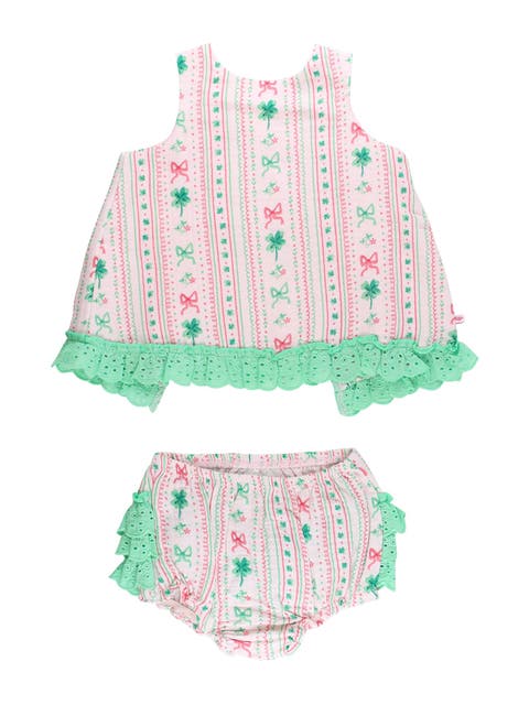 Cotton Gauze Swing Top and Bloomer Set (Baby)