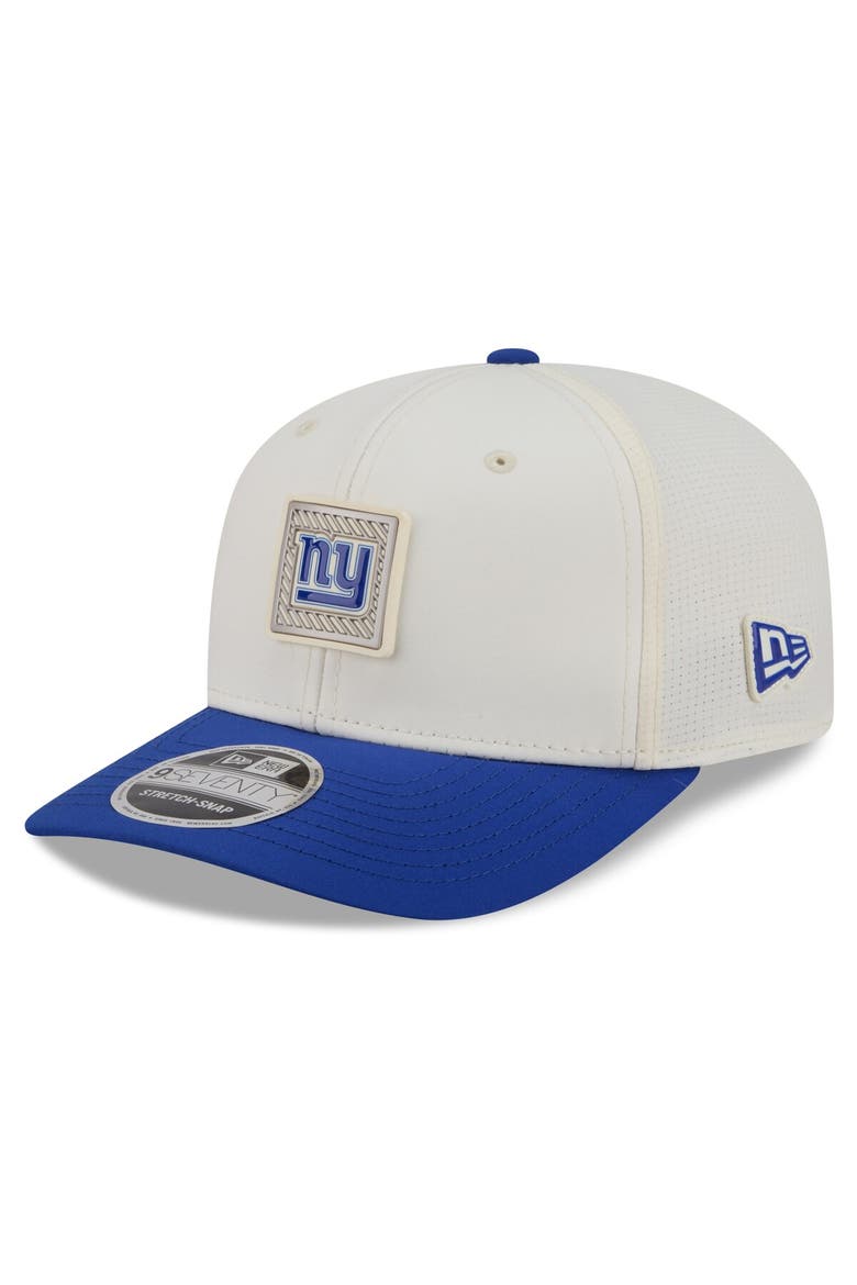 Men's New Era  Cream/Royal New York Giants 2026 NFL Training Camp 9SEVENTY Adjustable Hat, Alternate, color, Cream