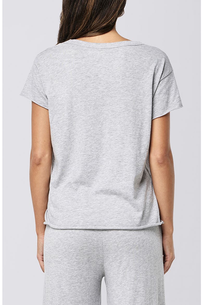Jada Organic Cotton Pajama Top, Alternate, color, GREY