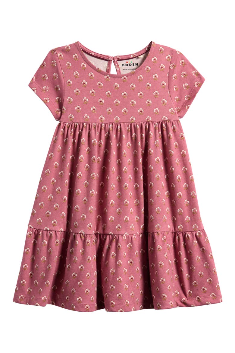 Ariel Floral Print Jersey Dress, Main, color, PINK FLORAL