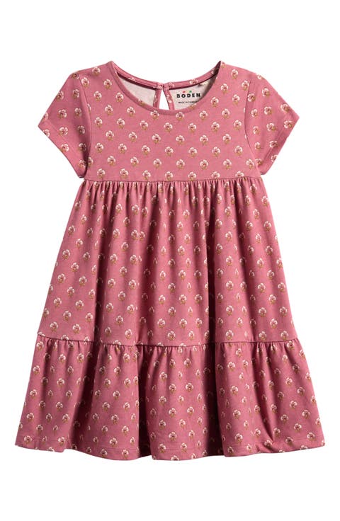 Ariel Floral Print Jersey Dress