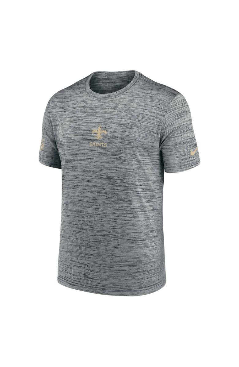 Nike Men's Nike Gray New Orleans Saints Sideline Velocity Performance T-Shirt, Alternate, color, Gray