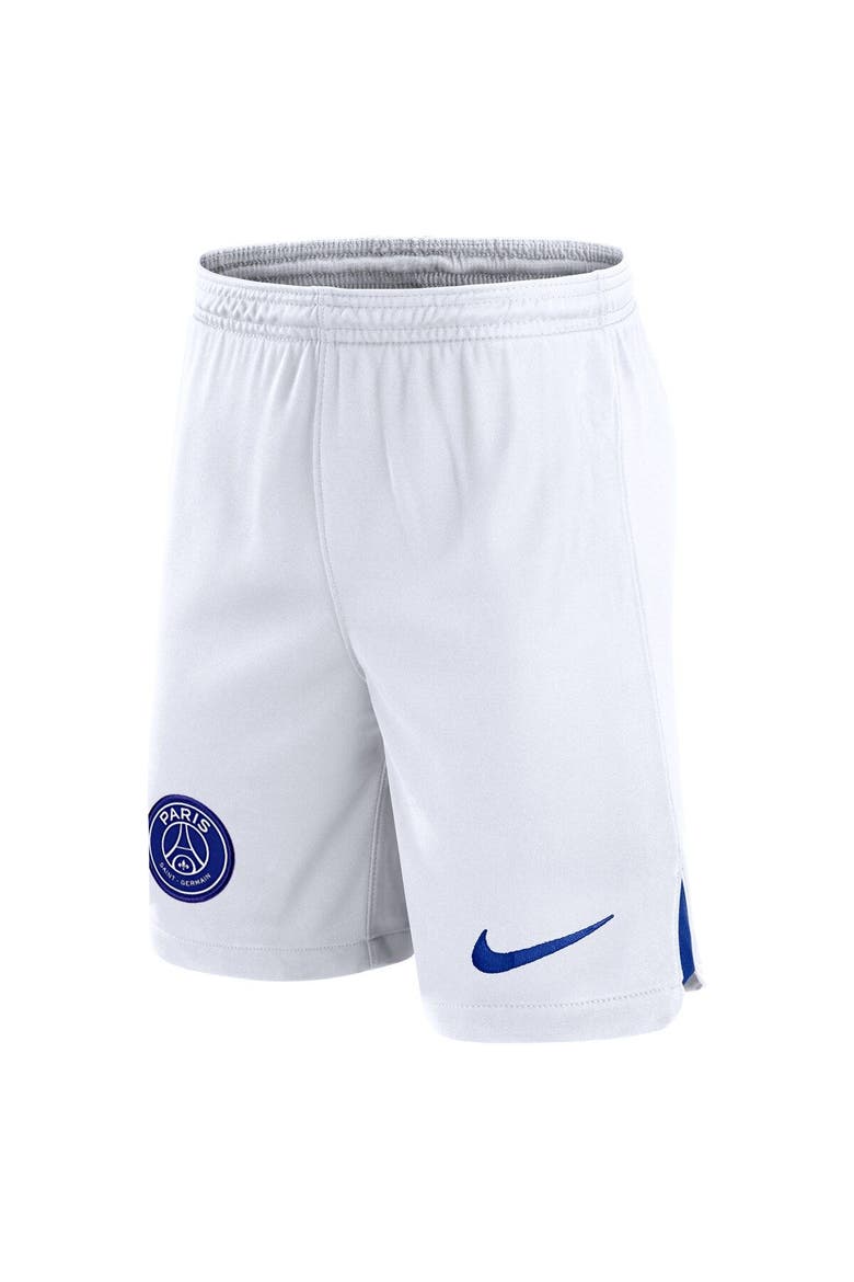 Men's Nike White Paris Saint-Germain Third Performance Stadium Shorts, Alternate, color, White