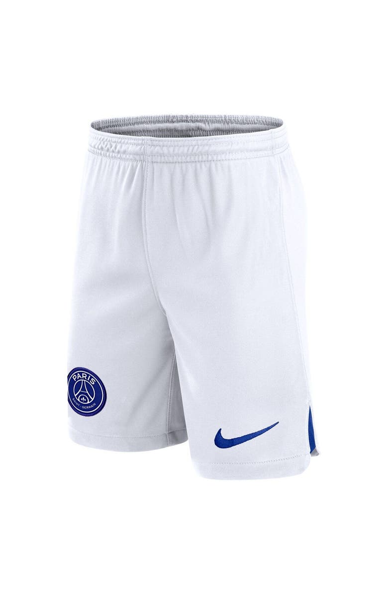 Nike Men's Nike White Paris Saint-Germain Third Performance Stadium Shorts, Alternate, color, 
