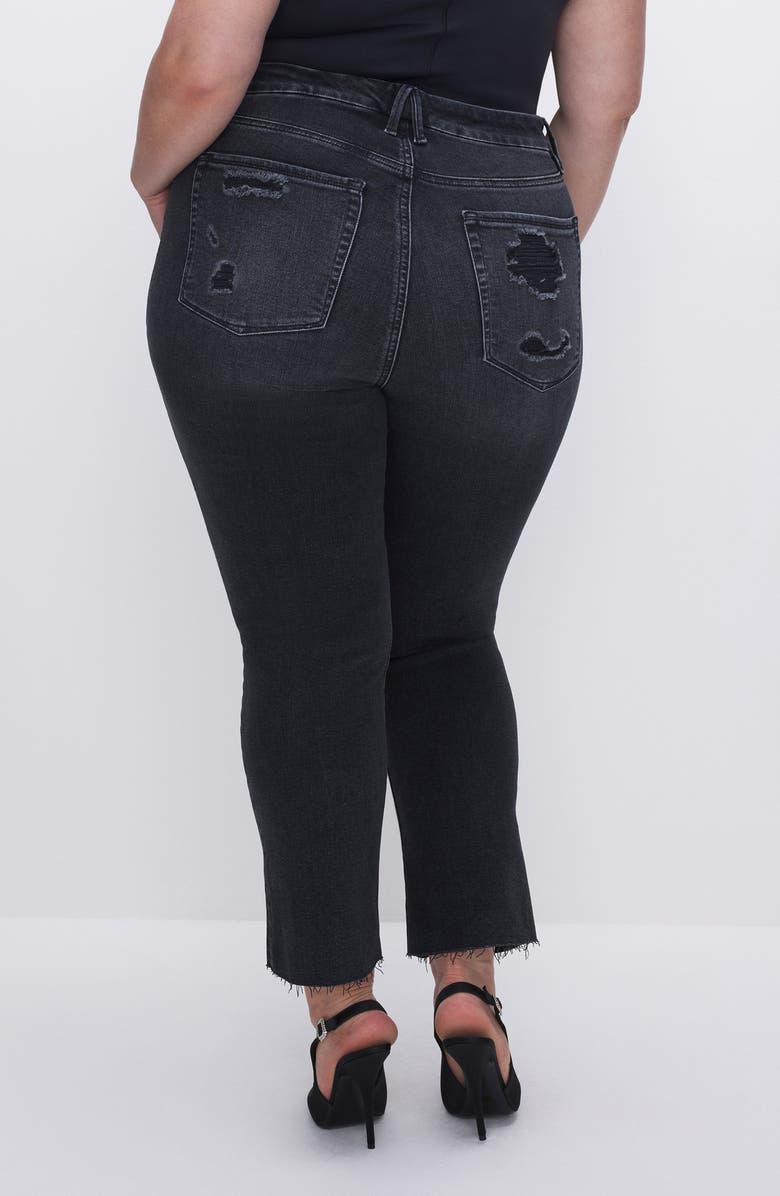 Good American Good Legs Straight Leg Jeans, Alternate, color, 