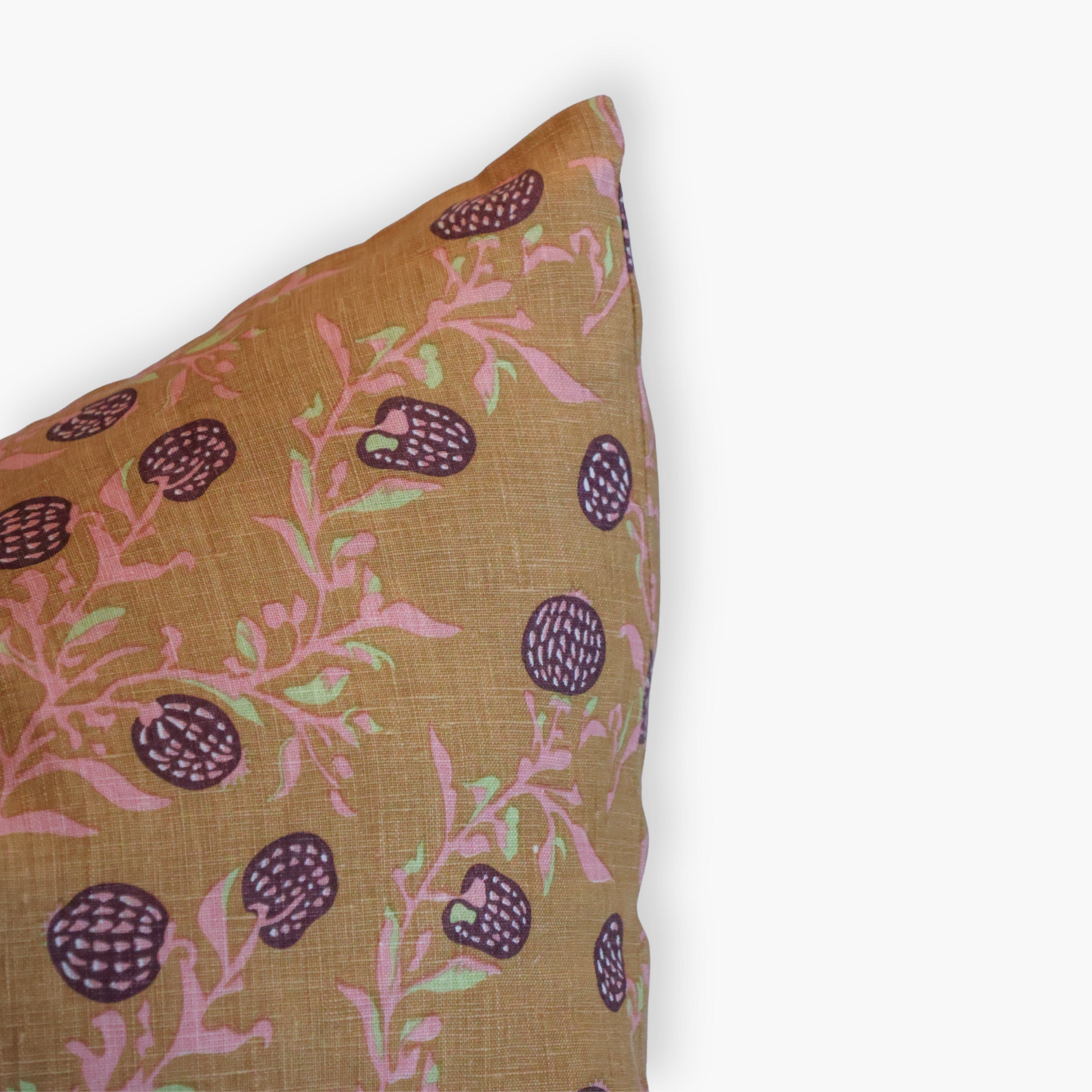 Banyan & Birch Rasa Lumbar Pure Linen Throw Pillow Cover | Nordstrom