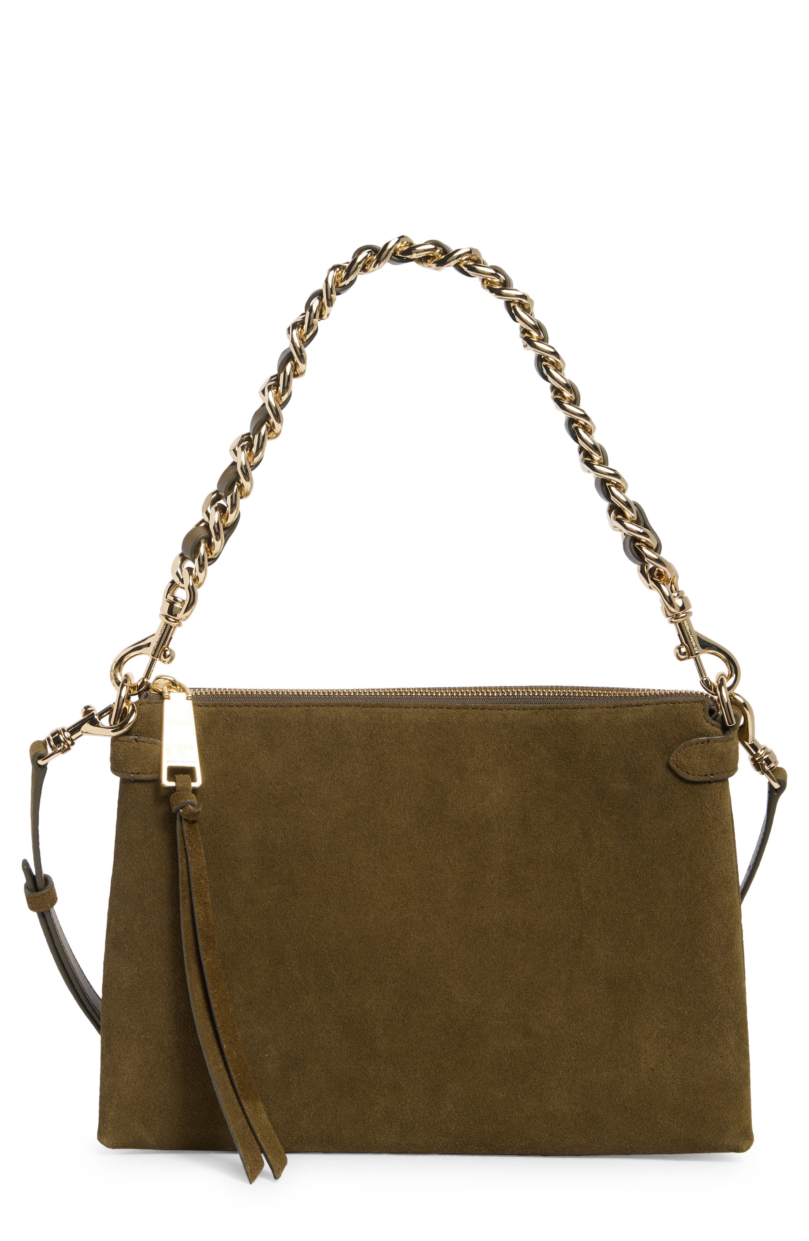 Rebecca Minkoff Stevie Shoulder Bag, Main, color, Jungle