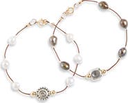 Isshi Desnuda Set of 2 Station Bracelets