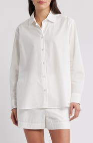 French Connection Rhodes Poplin Button-Up Shirt