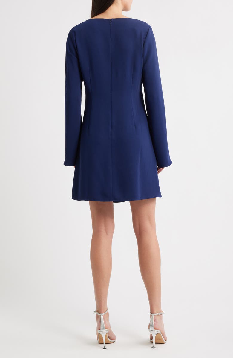 Sam Edelman Long Sleeve Minidress, Alternate, color, Navy