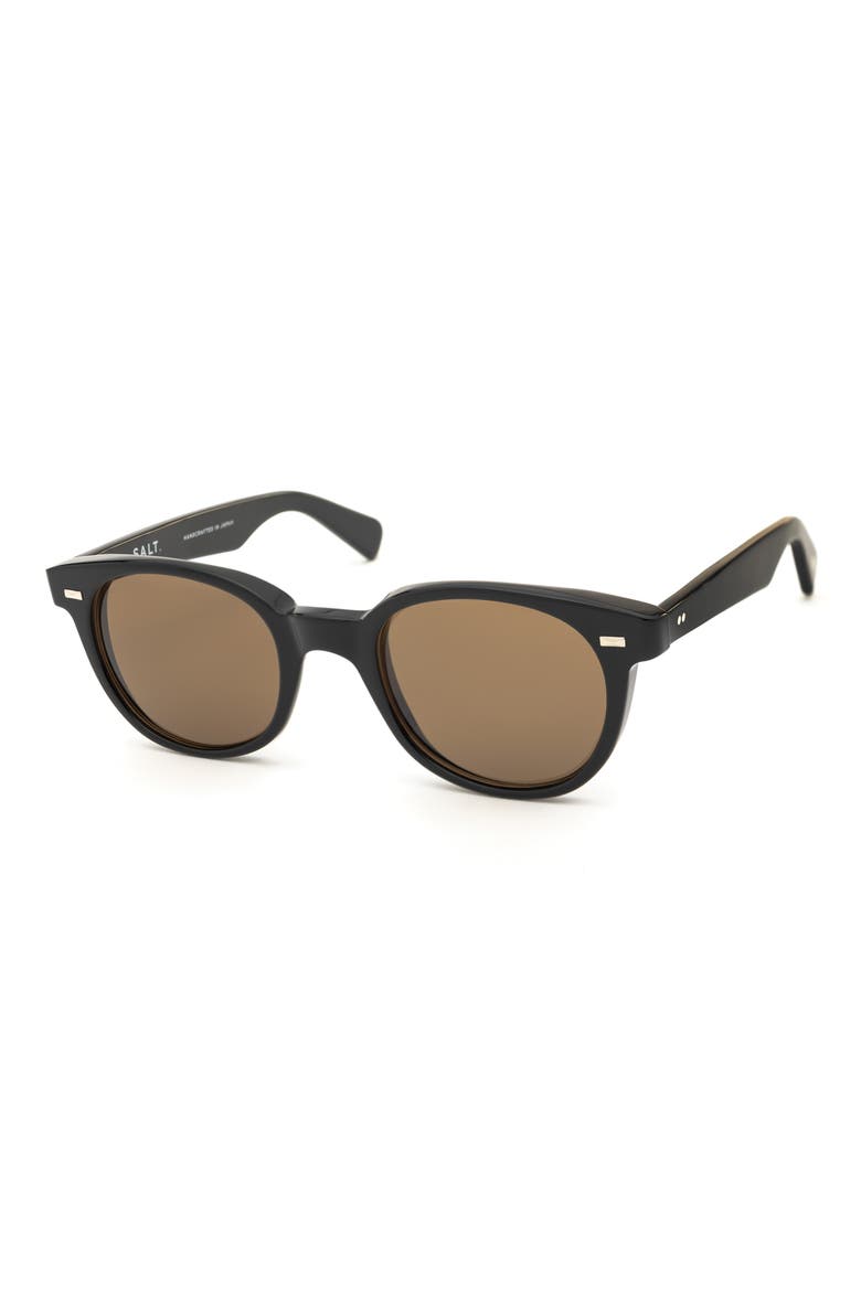 Andy 51mm Polarized Sunglasses, Alternate, color, BLACK