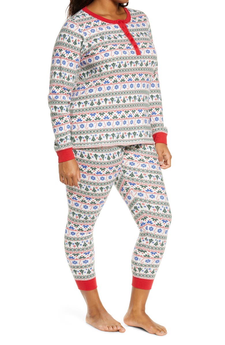 Nordstrom Fam Jam Thermal Pajamas, Alternate, color,