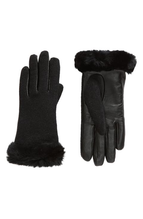 Shorty Genuine Shearling Gloves