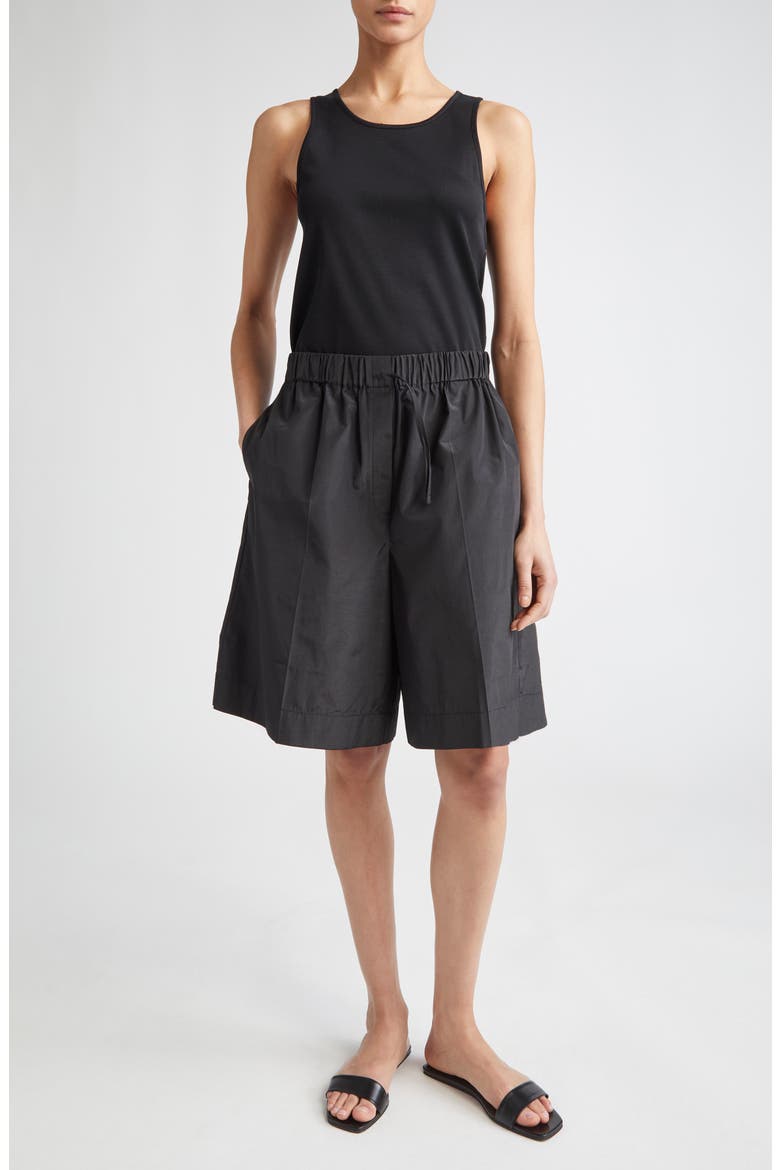 Isha Cotton Tank, Alternate, color, BLACK