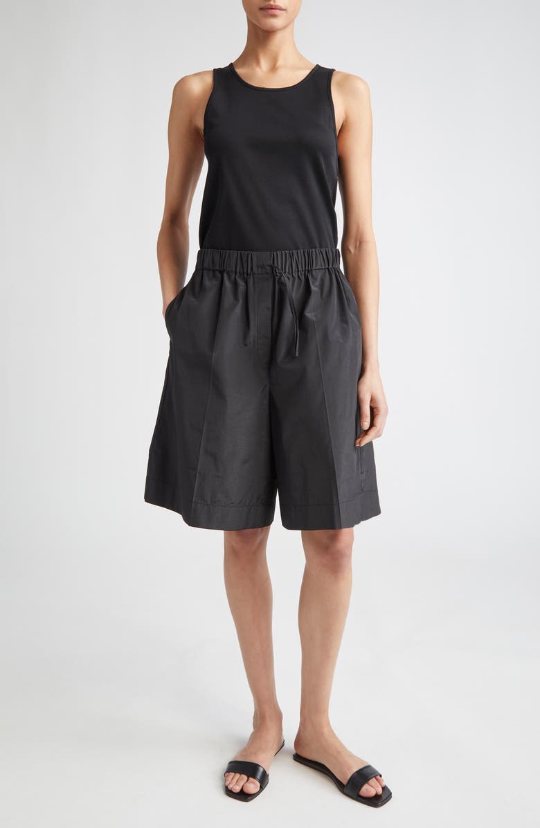 GIA STUDIOS Isha Cotton Tank, Alternate, color, Black