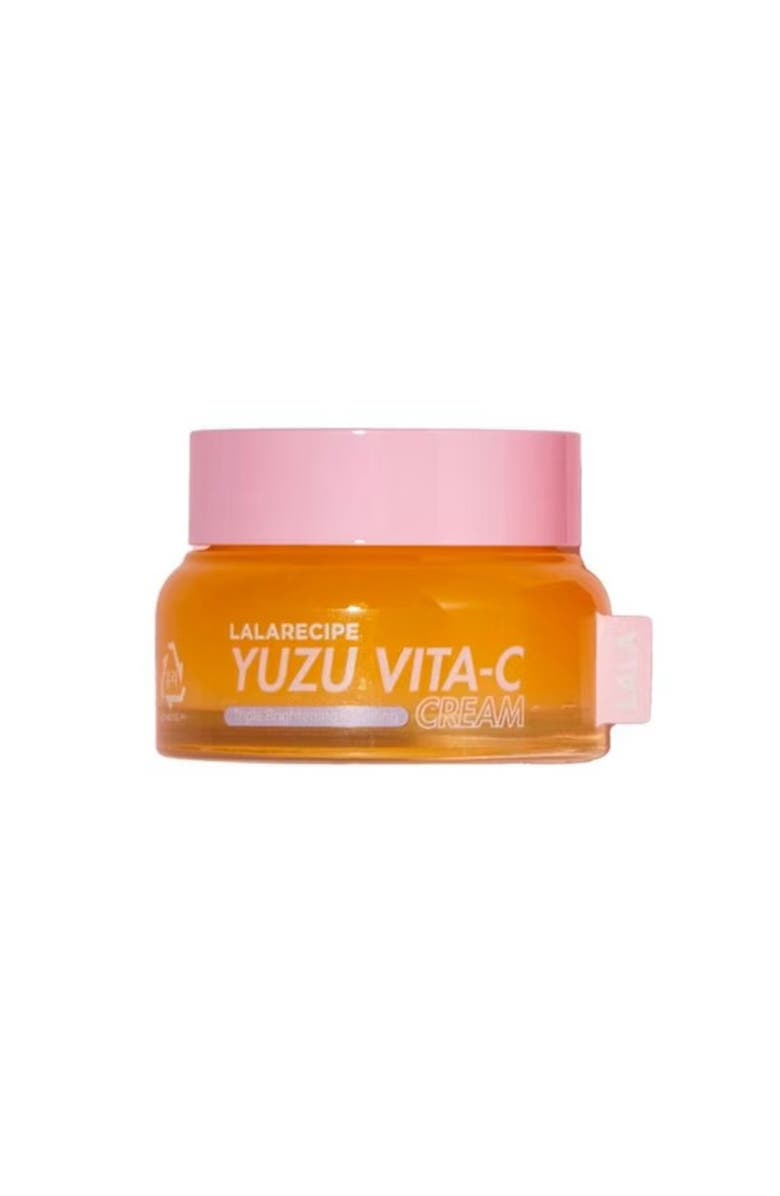 Lalarecipe Yuzu Vita C Face Cream, Main, color, Yellow