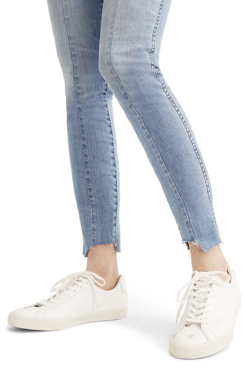 Madewell 9-Inch High Waist Seamed Step-Hem Edition Skinny Jeans, Alternate, color,