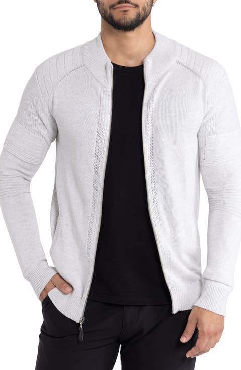 Full-Zip Sweater Jacket
